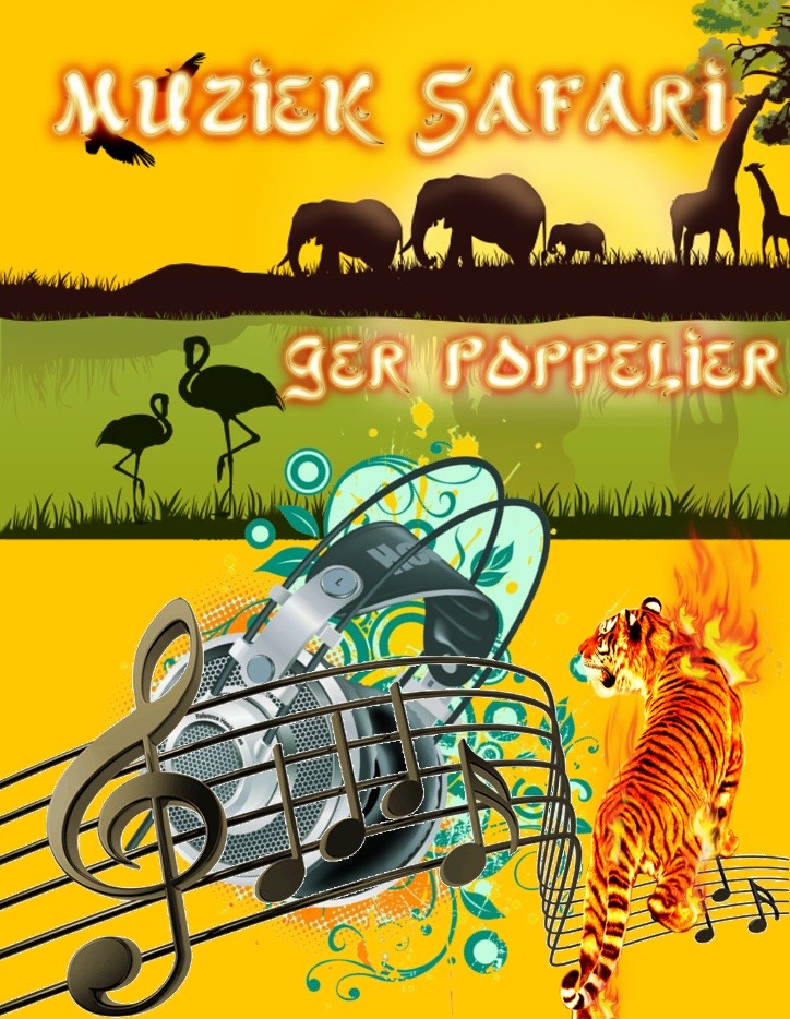 Logo muziek safari